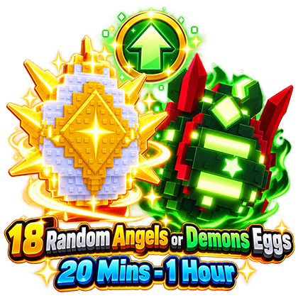 Steal An Egg Boosting +18 Random Angels or Demons Eggs