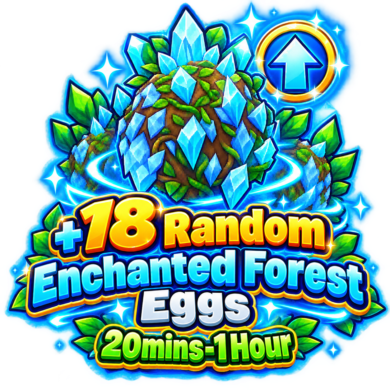 Steal An Egg Boosting +18 Random Enchanted Forest Eggs