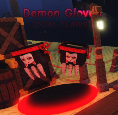 Survive Zombie Arena Shop Demon Gloves