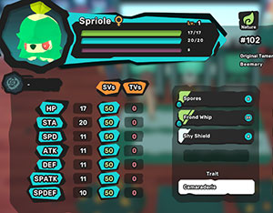 Temtem Items All Server Spriole