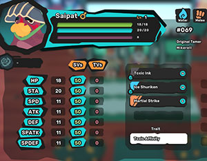 Temtem Items All Server Saipat