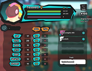 Temtem Items All Server Toxolotl