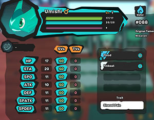 Temtem Items All Server Umishi