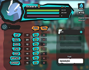 Temtem Items All Server Oceara