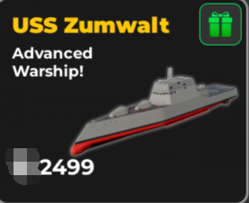 War Tycoon All Server USS Zumwalt