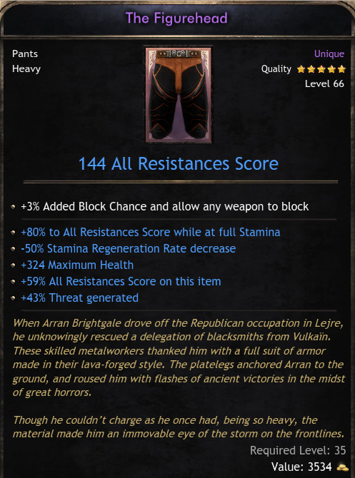Unique Items Global The Figurehead - (Wolcen) ID-1