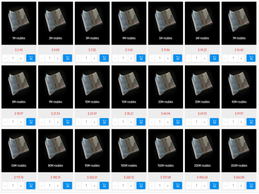 The Best Place to Buy Escape From Tarkov Roubles, Dollars, Euros