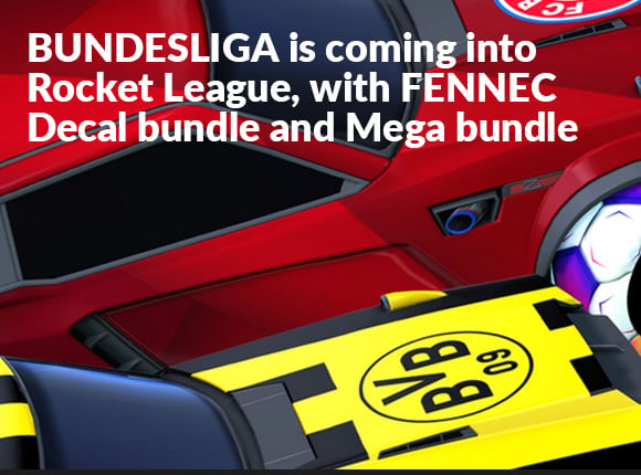 BUNDESLIGA is coming into Rocket League, with Decal bundle and Mega bundle