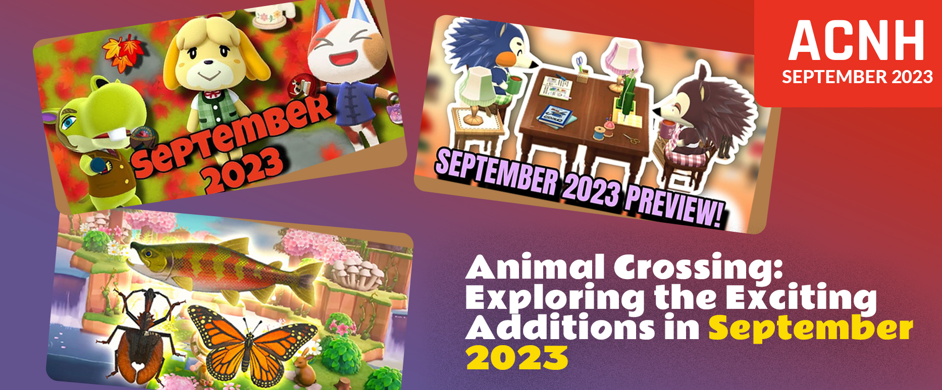 Animal Crossing: Exploring the Exciting Additions in September 2023