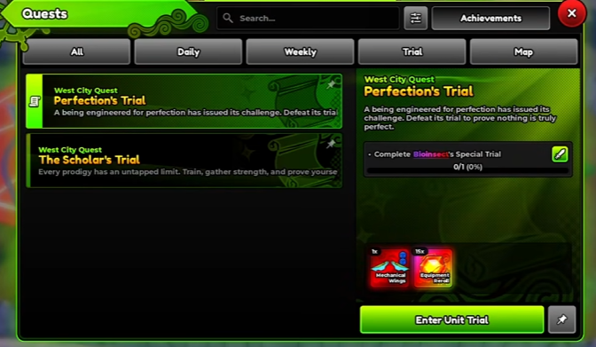 Bioinsect  Perfection's Trial