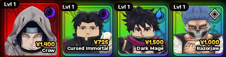 Four New Units: The Villain Faction Arrives