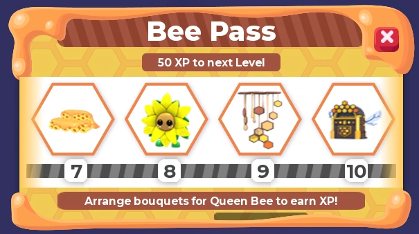 Full Bee Pass Rewards