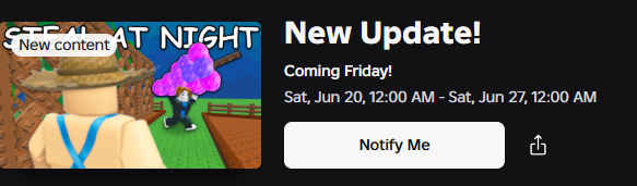 Update Schedule