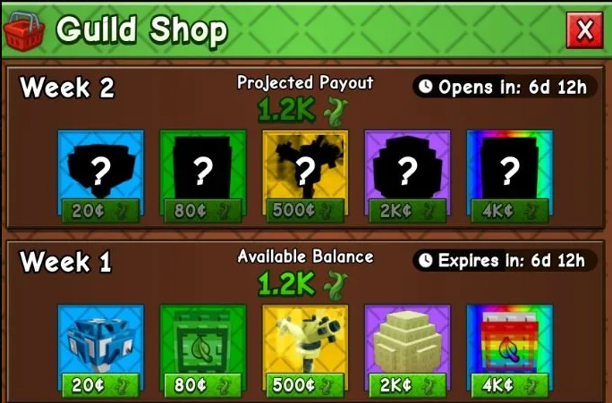 Guild Shop