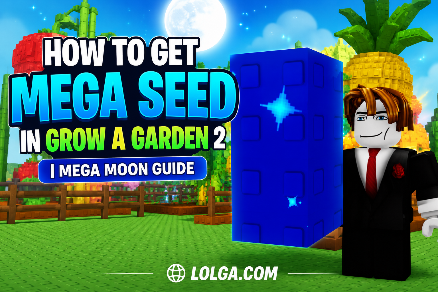 How to Get Mega Seed in Grow a Garden 2 |Mega Moon Guide