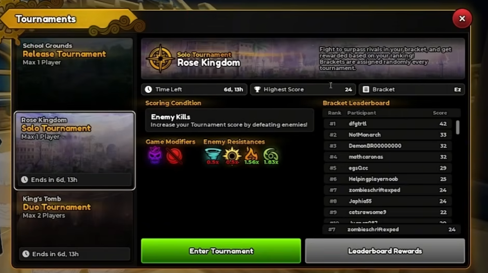 How to Participate in Tournaments