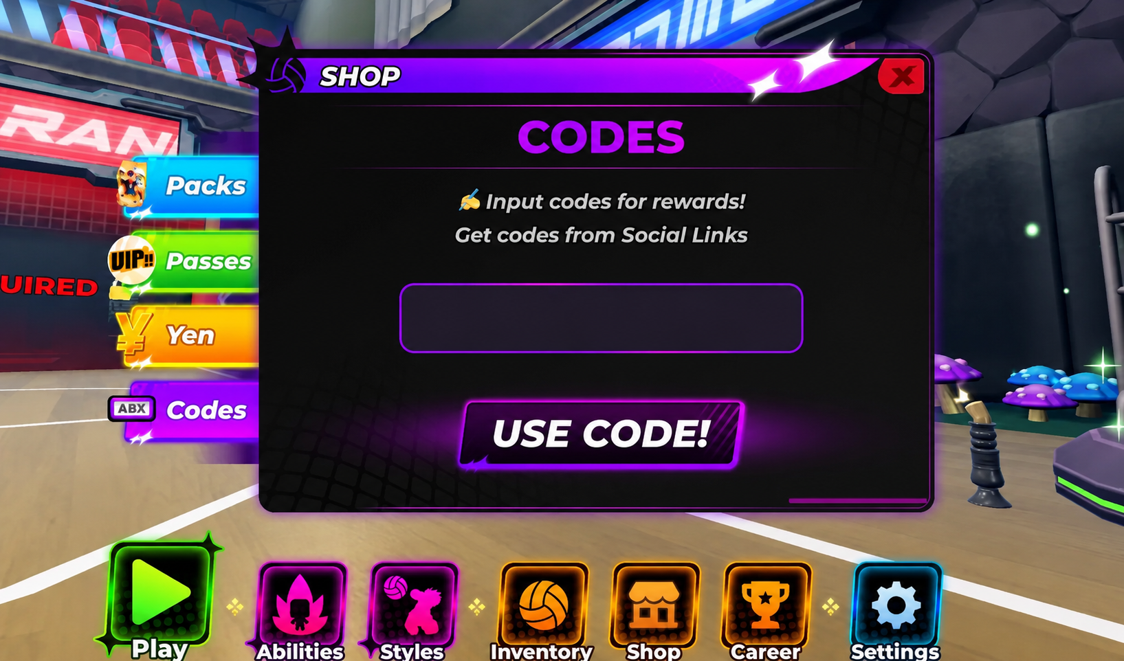 How to Redeem Volleyball Legends Codes