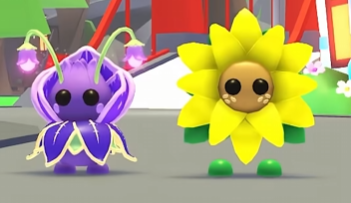 Sunflower Friend and Violet Friend
