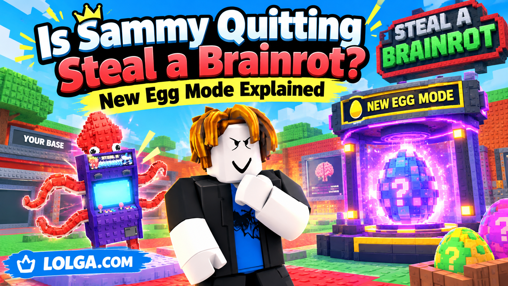 Is Sammy Quitting Steal a Brainrot New Egg Mode Explained