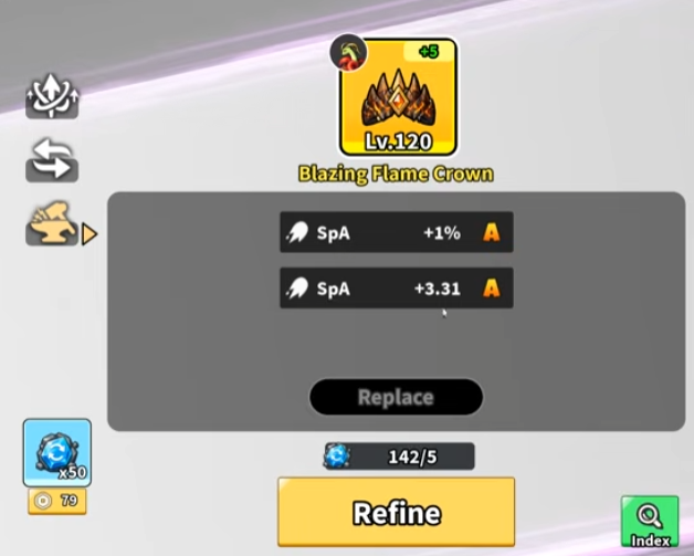 Refine Equipment