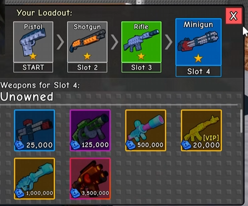 Weapon System: From Pistols to Legendary Weapons
