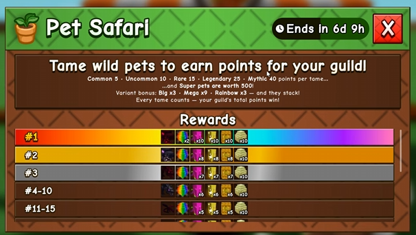 Week 6: Pet Safari
