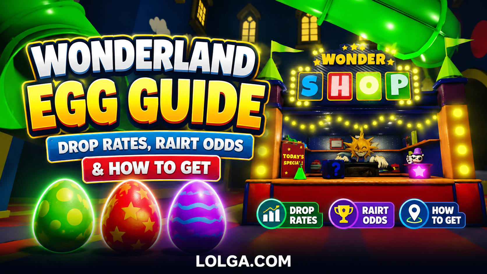 Wonderland Egg Guide: Drop Rates, Rairt Odds & How to Get