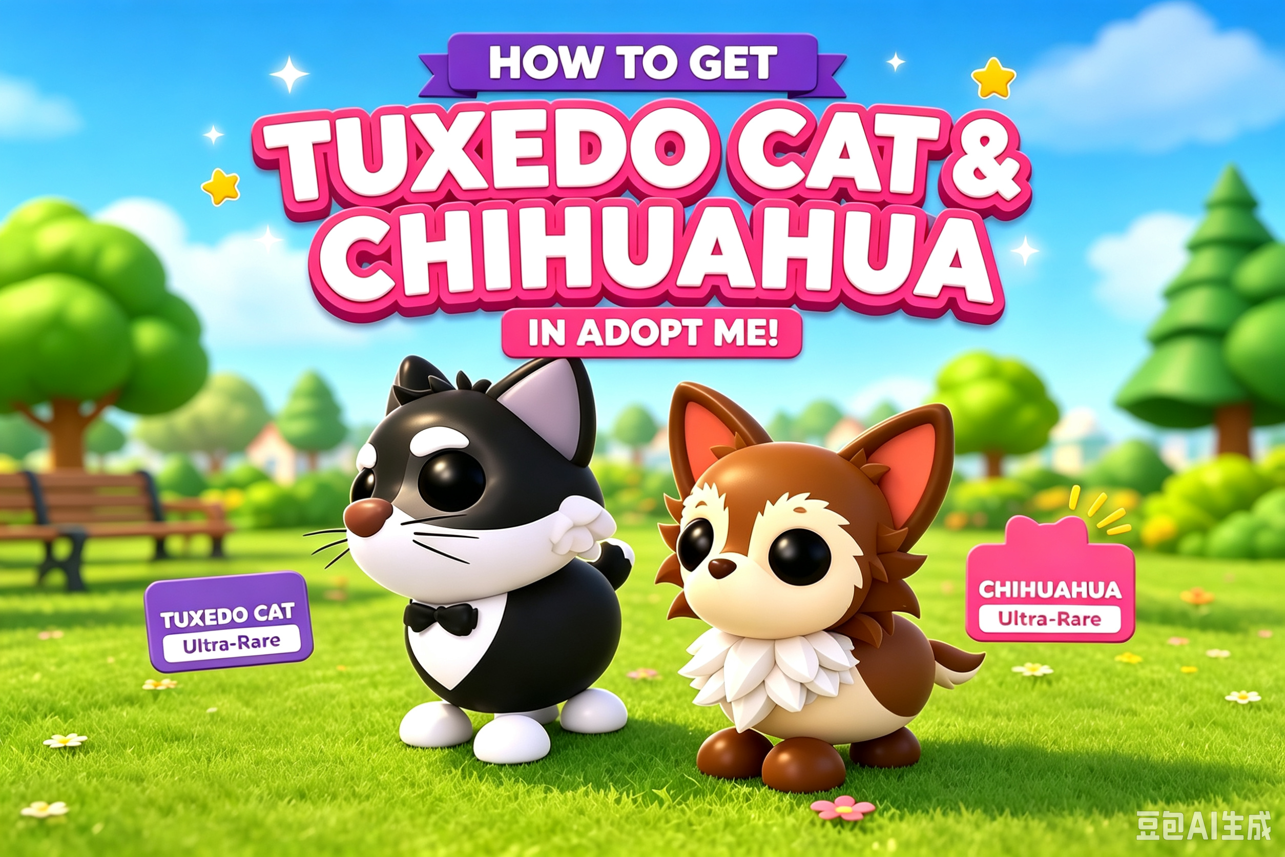 How to get Tuxedo Cat and Chihuahua in Adopt Me