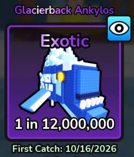Glacierback Ankylos Exotic fish card