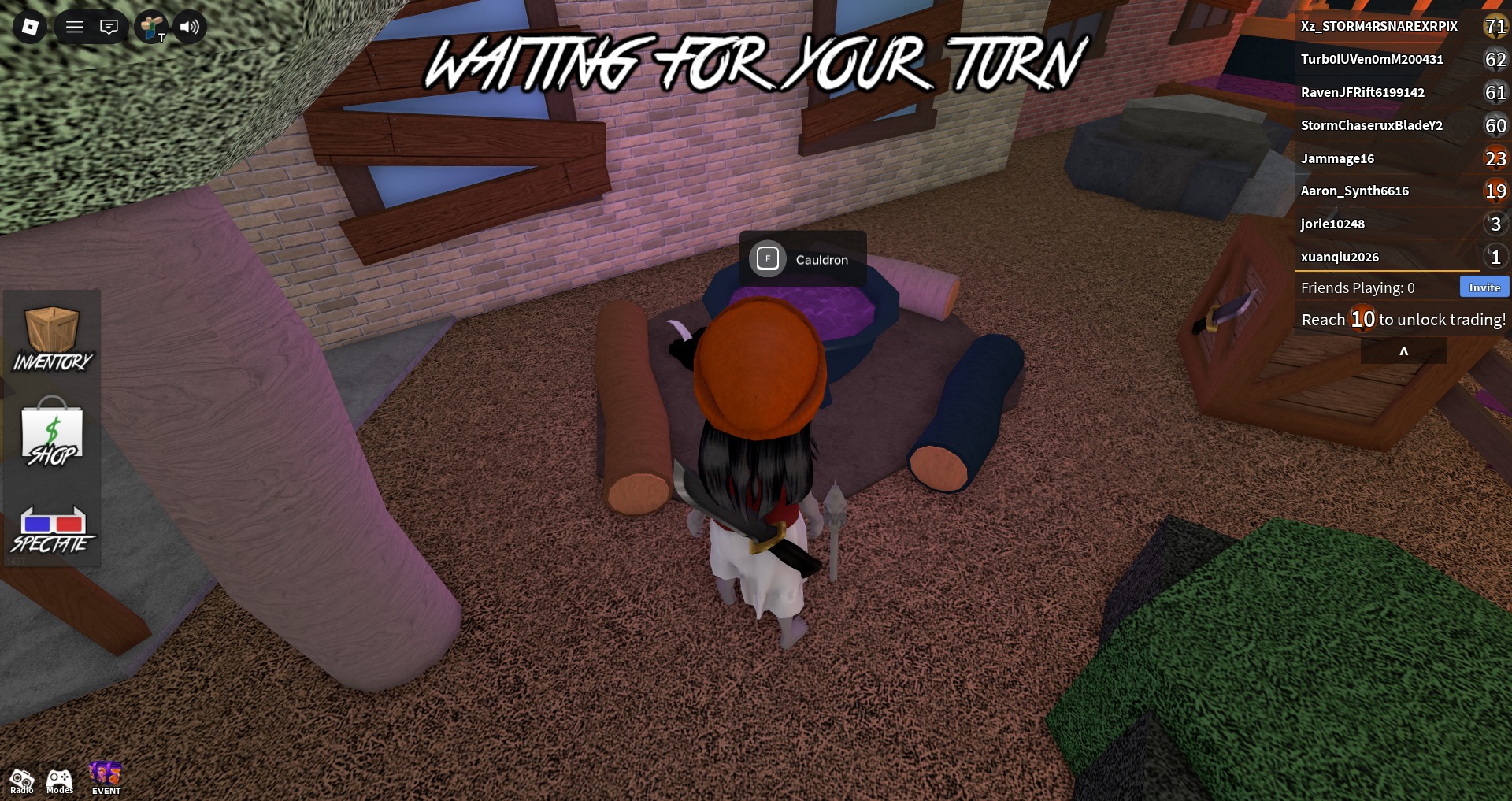 In-game Halloween NPC interaction displaying the 2026 event menu