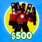 Titan Speakerman unit in Cameraman Tower Defense