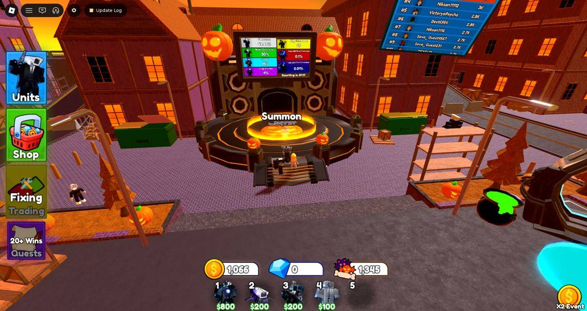 Summon station in Cameraman Tower Defense
