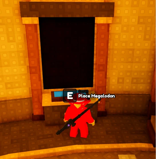 Temple slot prompt: Place Megalodon