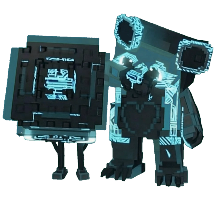 Cyber Rosey and Teddy