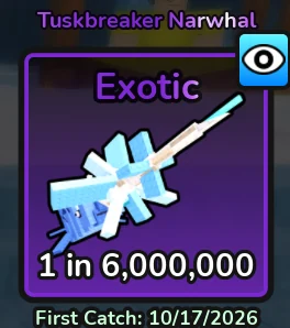 Tuskbreaker Narwhal Exotic fish card