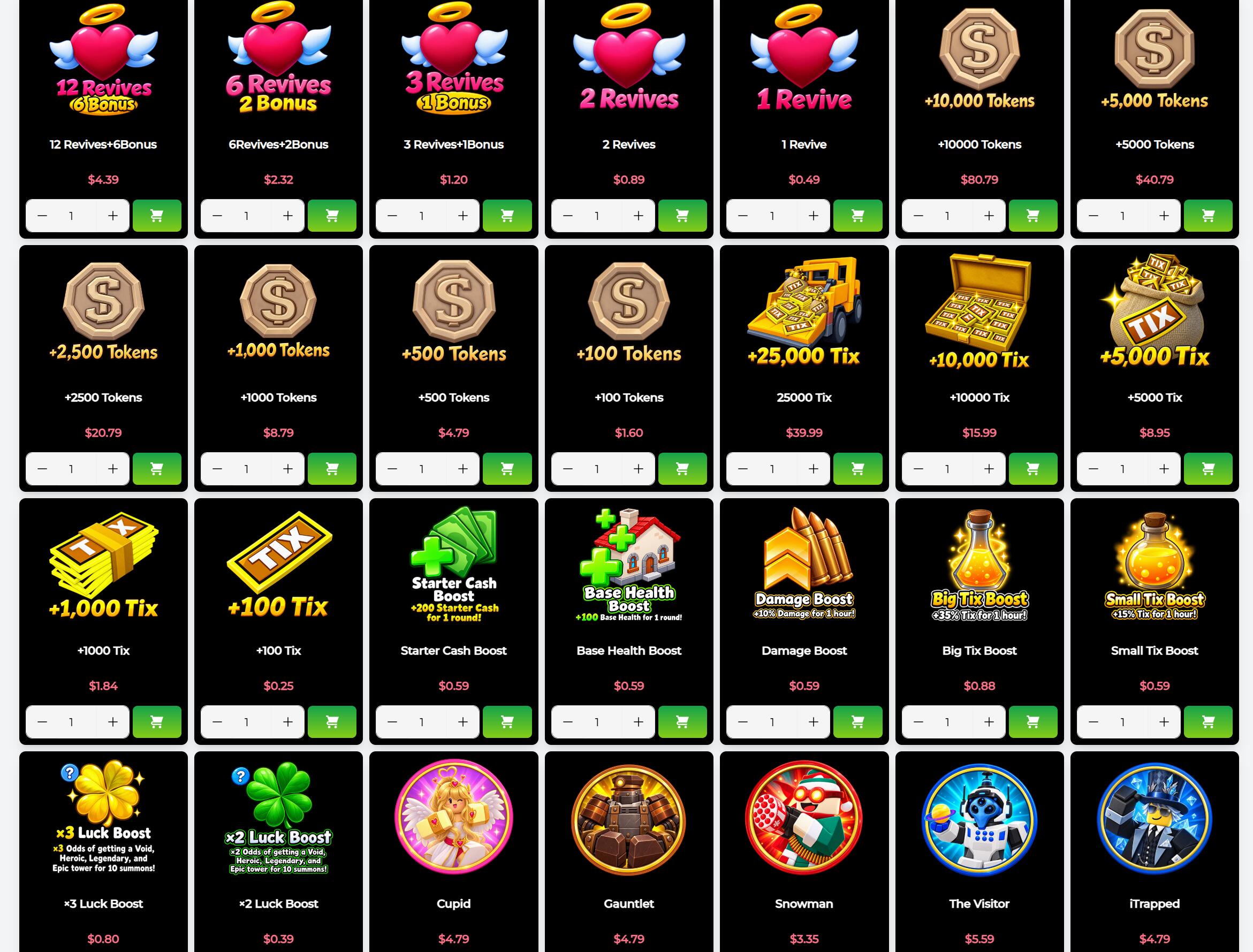 retro tower defense product list