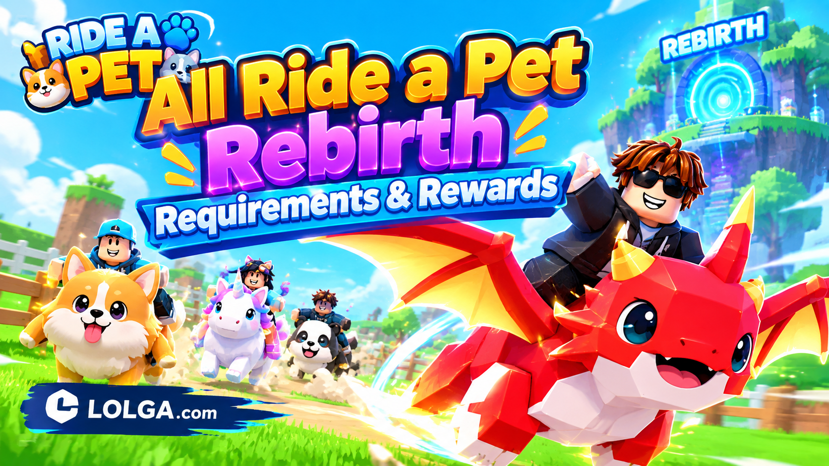 All Ride a Pet Rebirth Requirements & Rewards (2026)