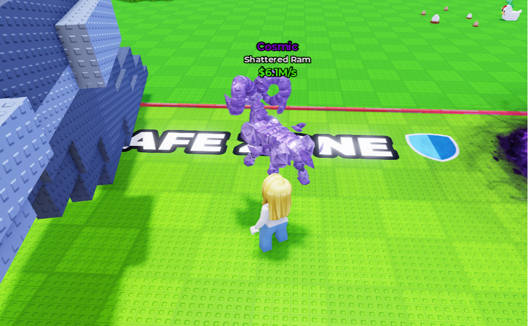 A Cosmic rarity pet hatched from a Rift Egg in Steal an Egg
