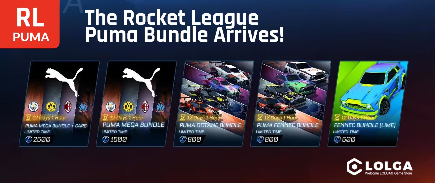 The Rocket League Puma Bundle Arrives!