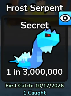 Frost Serpent Secret fish card