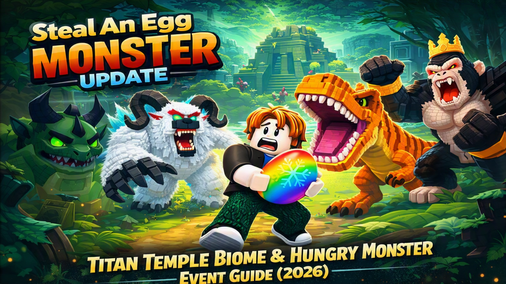 Steal An Egg Monster Update