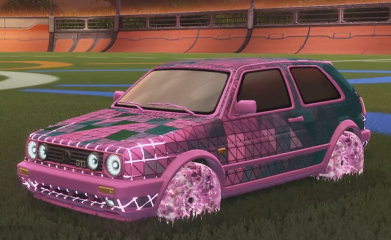 Volkswagen Golf GTI-Pink Design