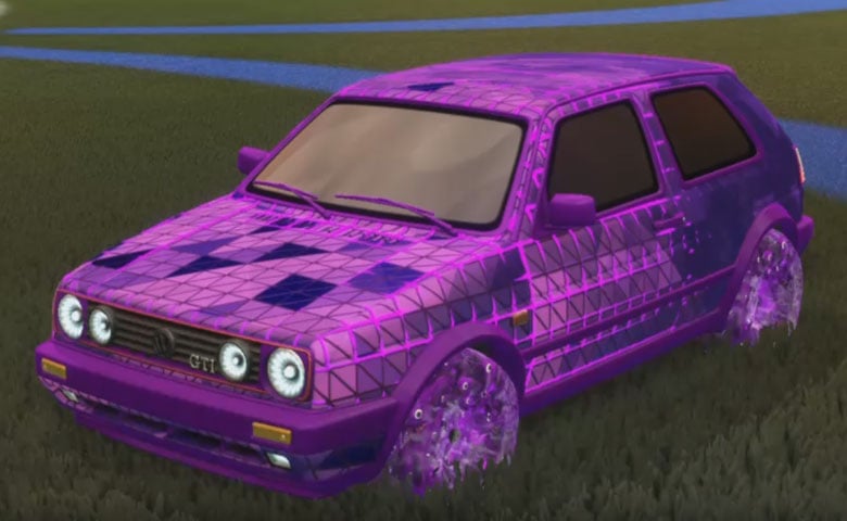 Volkswagen Golf GTI-Purple Design
