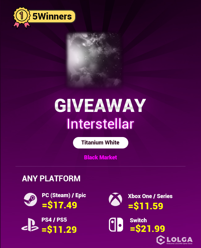 Interstellar( Titanium White ) Giveaway